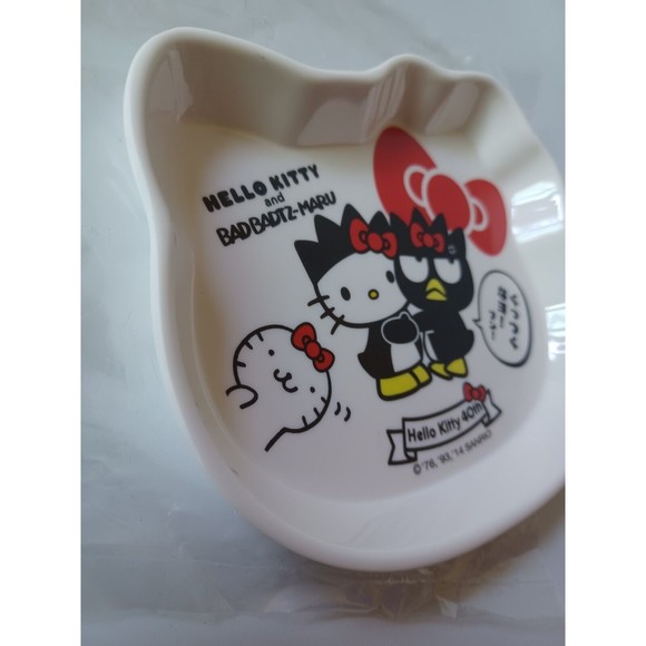 NEW Sanrio Hello Kitty 40th Anniversary and Bad Badtz-Maru Plate Rare Plate Dish - Picture 6 of 10